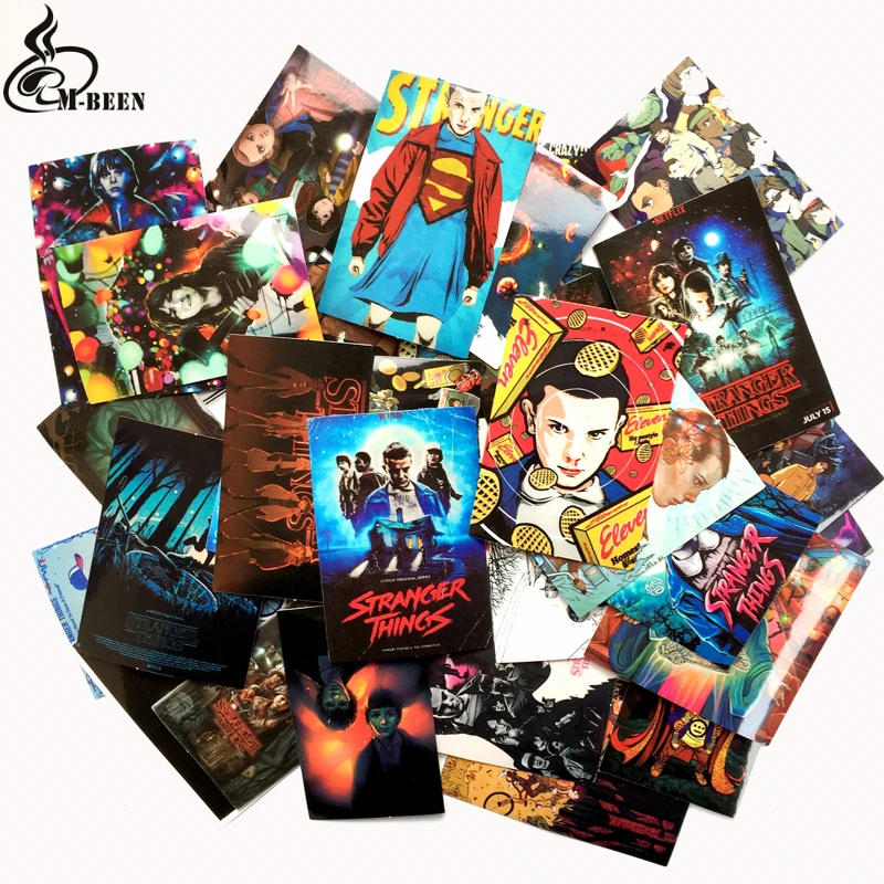 Наклейка очень странные дела 36 шт./лот американская драма для автомобиля