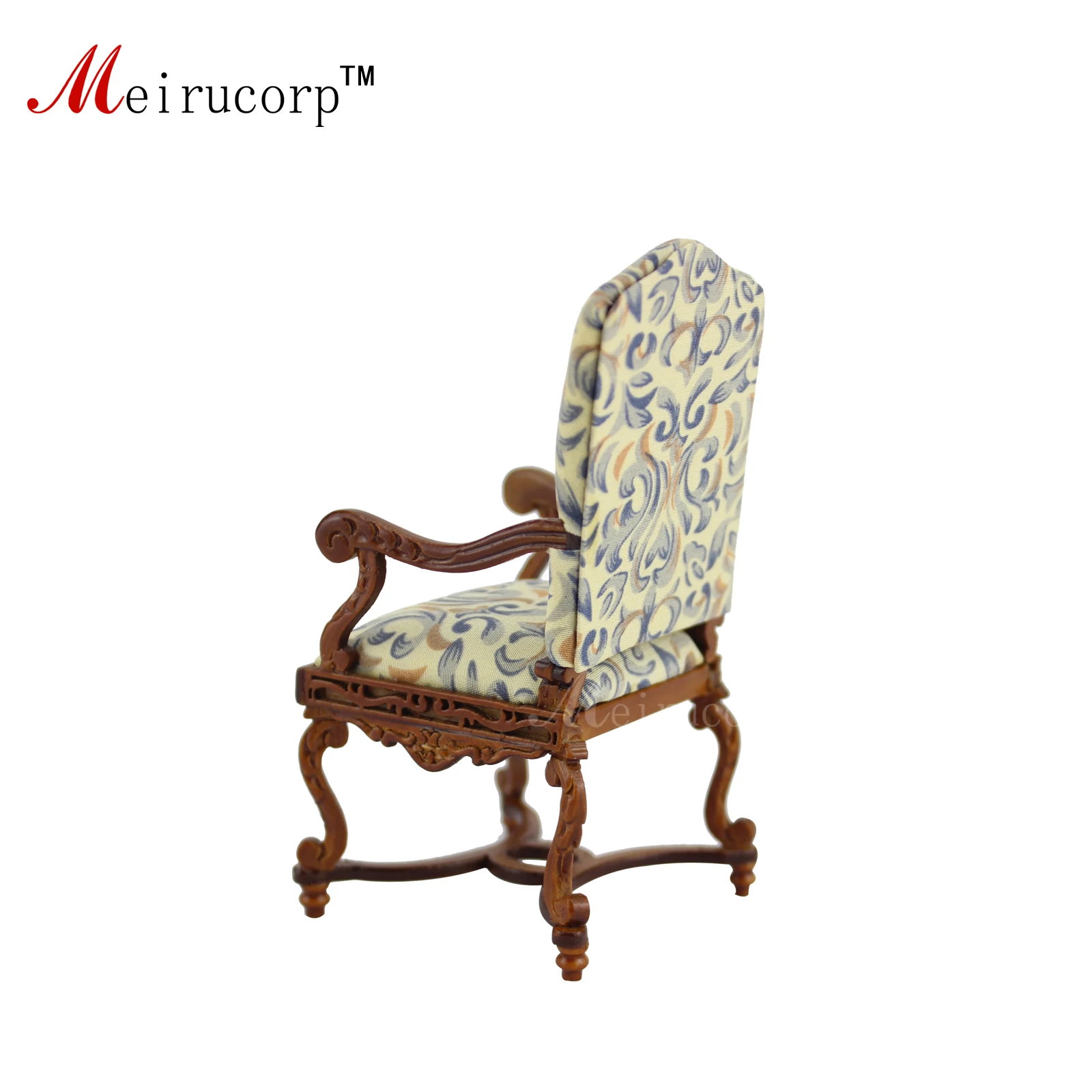 Кукольный домик 1:12 весы миниатюрная мебель высокое качество резное кресло |