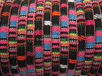 round ethnic cotton cord fabric textile wrap cord embroider cord