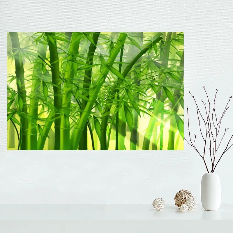 Красивый на заказ красивый бамбуковый холст плакат с рисунком искусство