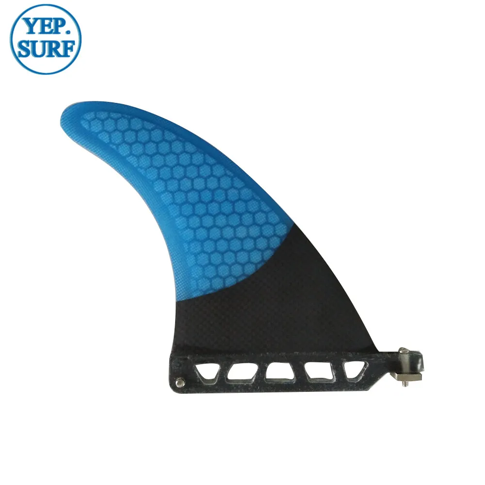 Плавники для доски серфинга 6 длинных плавников зеленый/синий/красный/белый