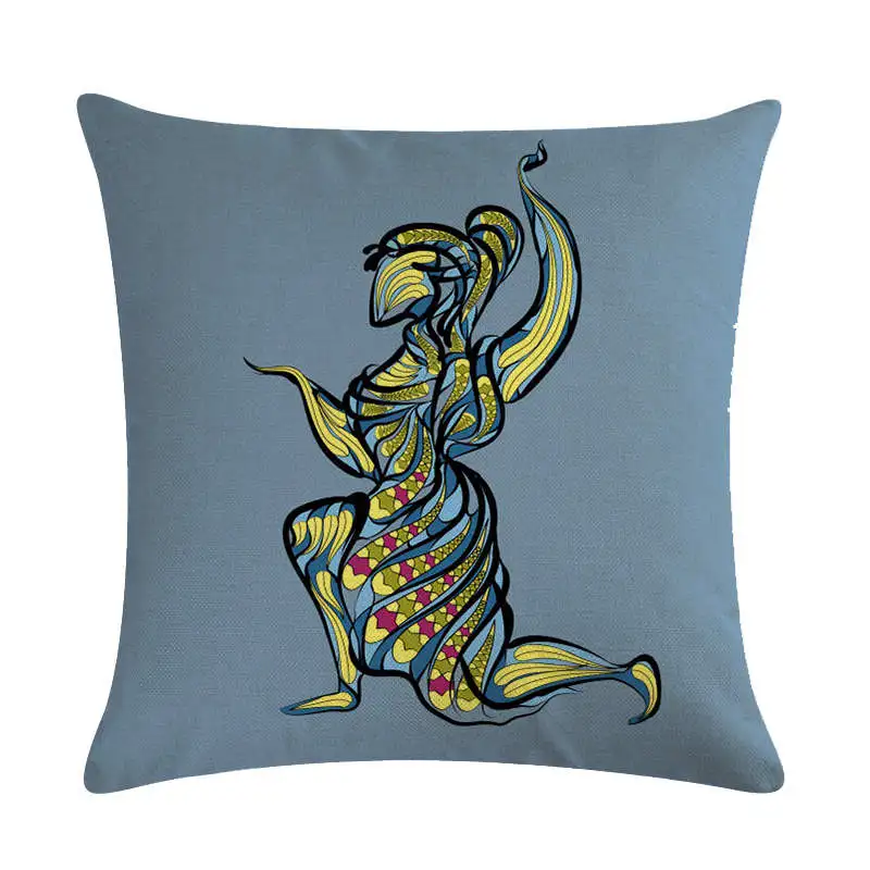 Aries Leo Virgo Cushion Cover 12 Constellations Case Home Decorative 45x45cm Pillow Cotton Linen Pillowcase | Дом и сад