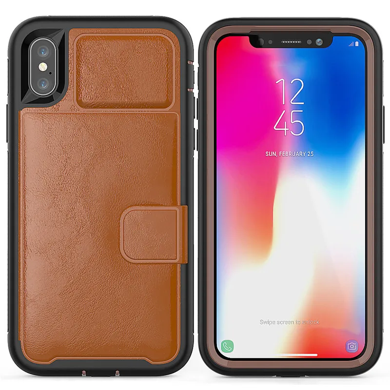 Магнитный кожаный чехол-кошелек Tikitaka для iPhone 11 Pro 11 XR XS Max с отделением для карт, простой чехол для iPhone X XS 7 8 6 6splus