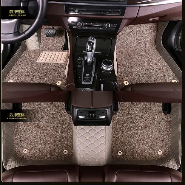 OLPAY Leathe автомобильные коврики для Jeep TJ Grand Cherokee Wrangler Патриот компасы аксессуары