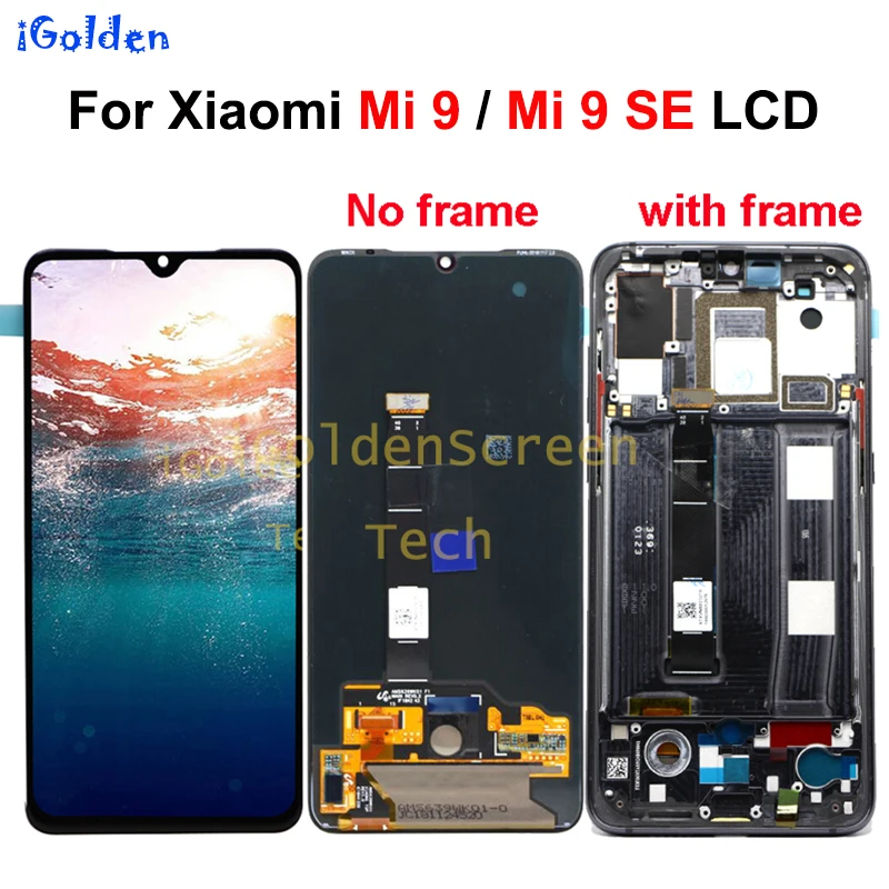 ЖК дисплей Amoled для Xiaomi Mi 9 сенсорная панель дигитайзер в сборе запасные части Mi9 SE