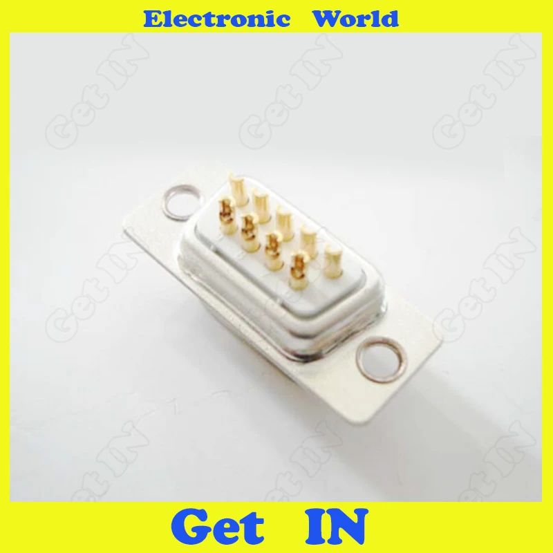 5 шт. 3U Позолоченный разъем D sub DB9 гнездовой RS232 9pin цельный КОНТАКТНЫЙ модуль