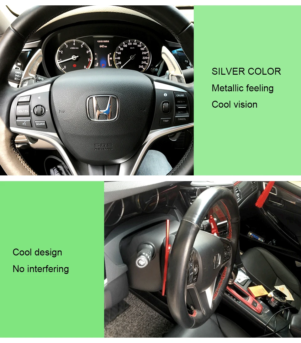 Savanini рулевое колесо сдвиг весло Переключатель расширение для Honda Spirior CRV Civic Accord Acura(-) Авто Стайлинг
