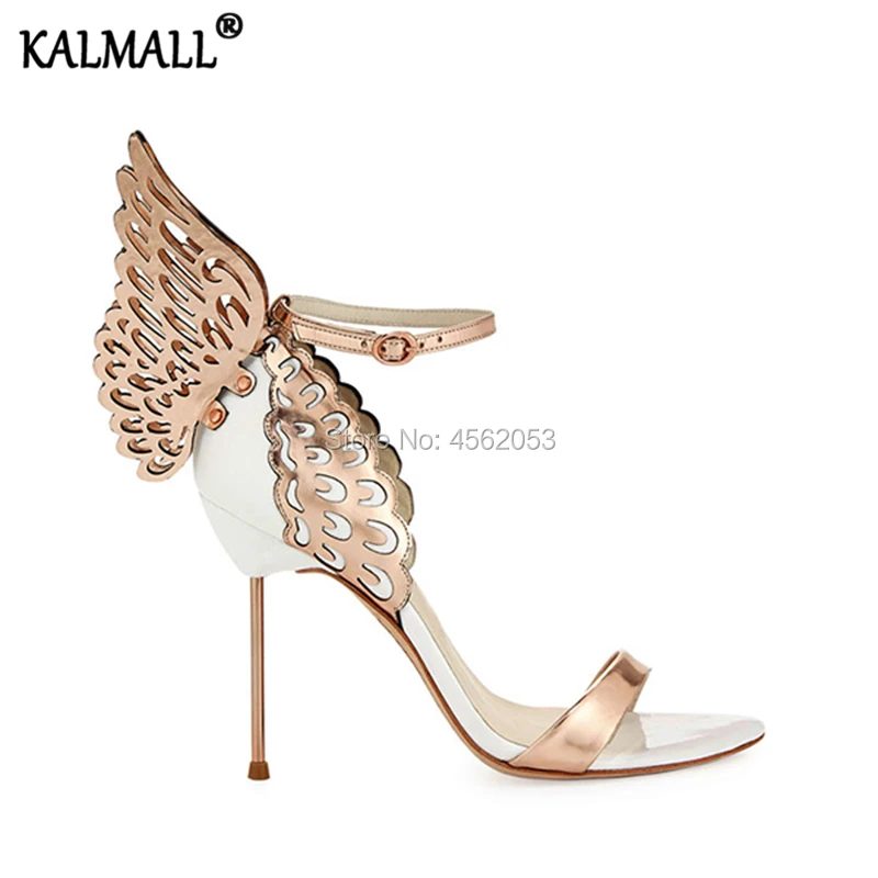 Женские летние туфли с ремешком на щиколотке и высоким каблуком