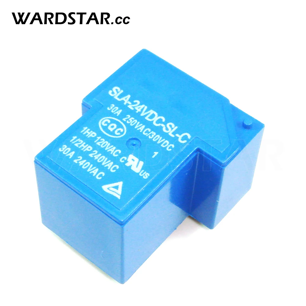 Мощность реле SLA-05VDC-SL-C SLA-12VDC-SL-C SLA-24VDC-SL-C 5 В, 12 В, 24 В постоянного тока, 6Pin PCB реле 30A