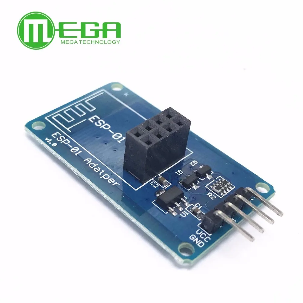 Модуль беспроводного адаптера ESP8266 Φ ESP01 3 В 5 совместимая последовательная плата