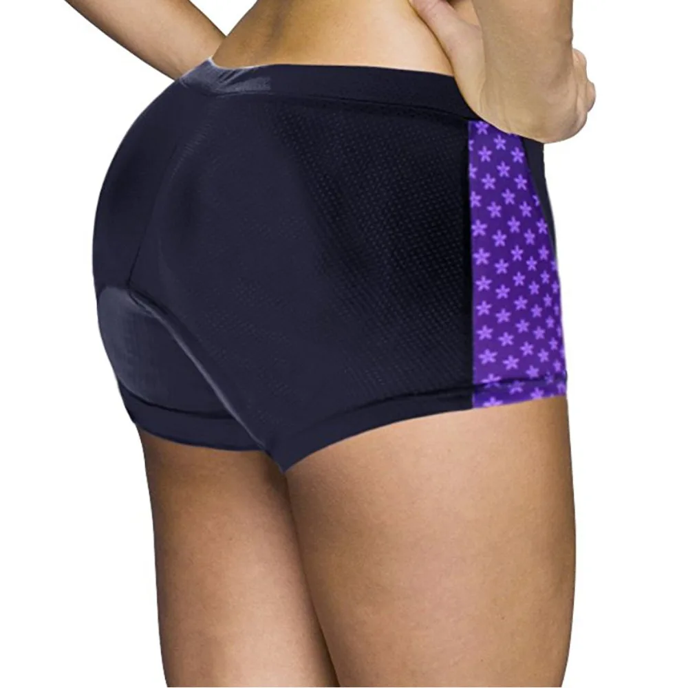 Летние женские велосипедные шорты 3D Силиконовые противоударные из лайкры