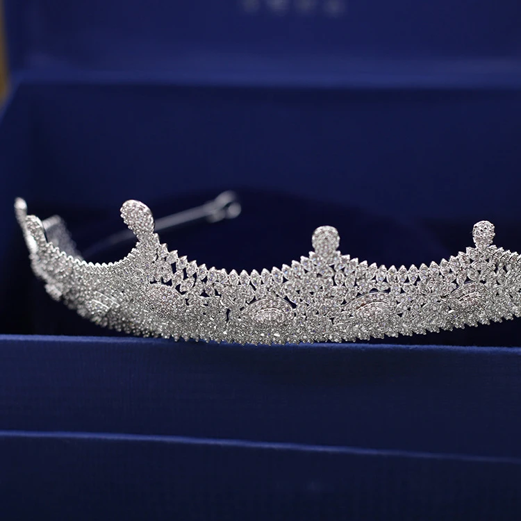 MANWII Роскошный блеск короны и диадемы конкурсы Свадебные diy аксессуары для волос