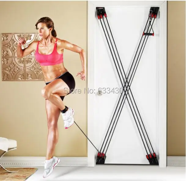 WEIDER X-FACTOR* 6 X Универсальная дверная Тяговая веревка нагрудная Тяговая веревка сопротивление фитнес-Тренировка