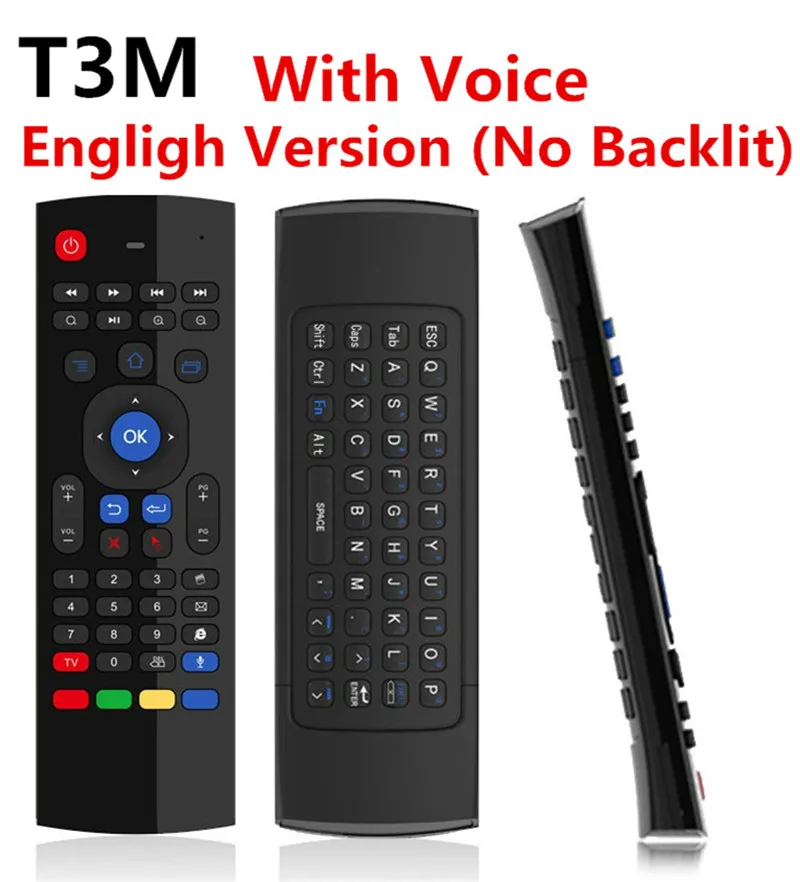 T3 MX3 Fly Air mouse беспроводная мини клавиатура с микрофоном пульт дистанционного управления T3M для Android tv Box медиаплеер русская клавиатура опция