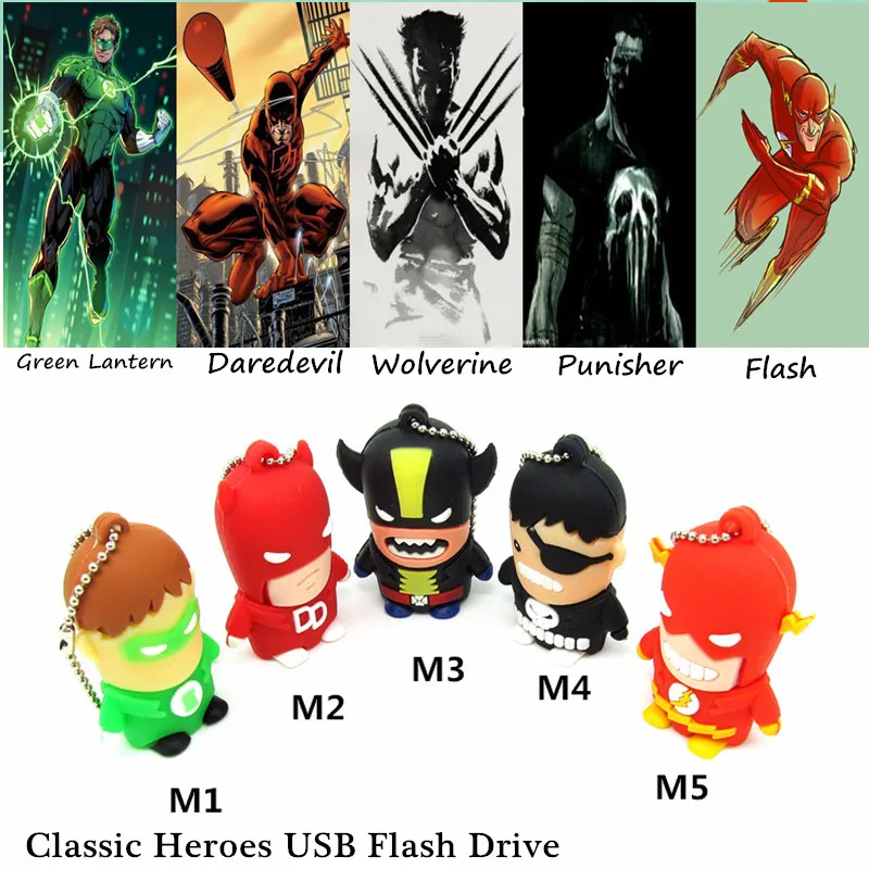 Классические Герои Железный человек &quotСорвиголова&quot от Marvel Росомаха Каратель