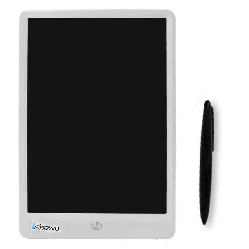 Белый 10 ''lcd красочная ультратонкая доска для записей, доска для записей, портативная электронная доска для рисования, планшет, цифровая графическая доска для рисования - Цвет: Белый
