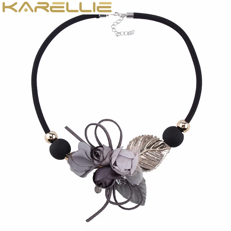 Karellie Ожерелья для мужчин Подвески модные Стиль веревку цепи цветок колье Цепочки
