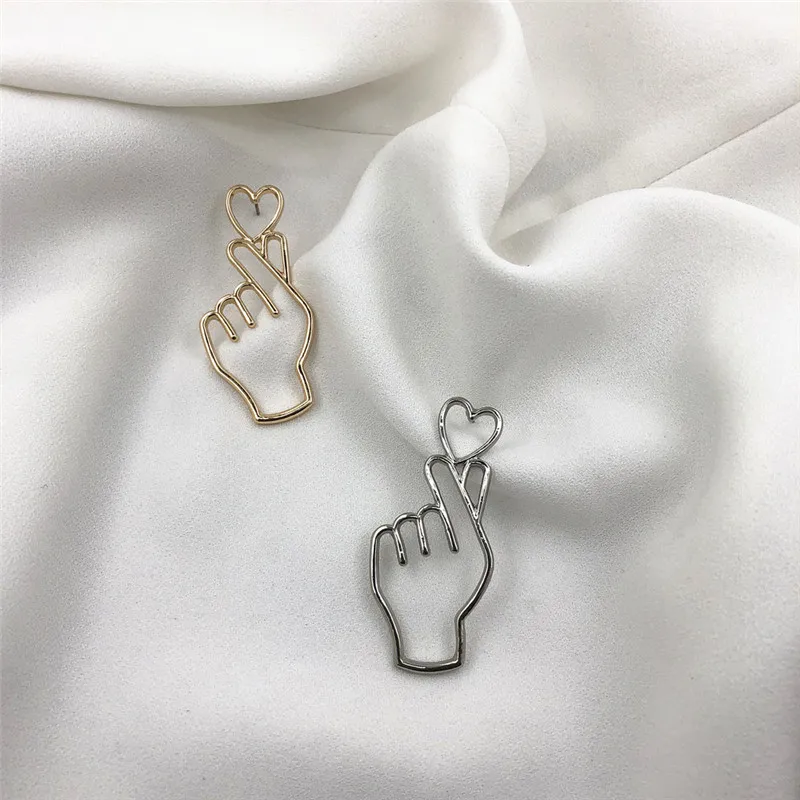 XQ Модные Новые креативные ювелирные изделия веселый дизайн любовь форма