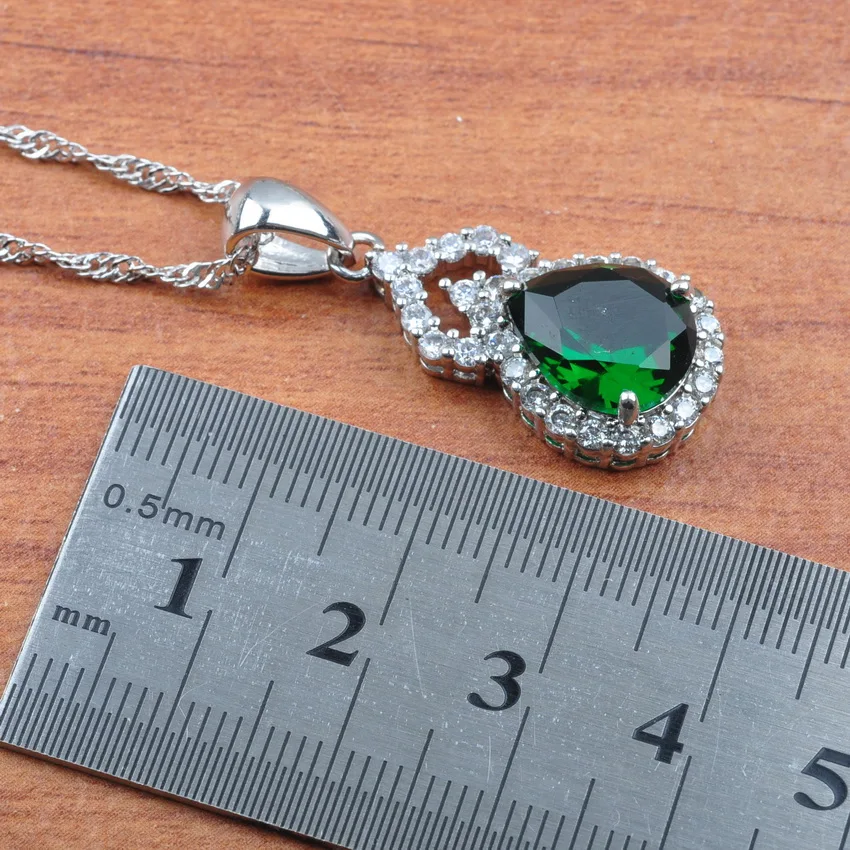 Русский Стиль Свадебный комплект ювелирных изделий для женщин Серебряный Цвет