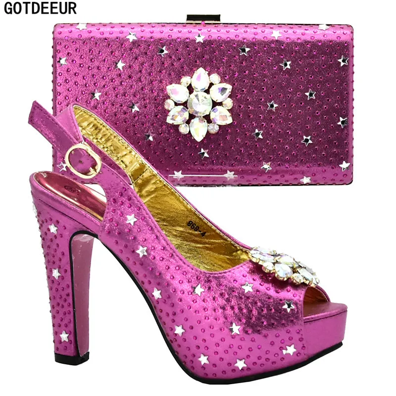 Последние Нигерии обувь и сумки в комплекте Размер 38–43 африканском стиле