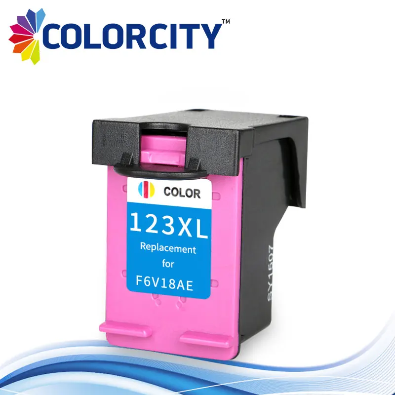 1 Color Colorcity Заправляемый картридж 123XL 123 XL для hp Deskjet 1110 2130 2132 2133 2134 3630 3632 3638 4513 4520 принтеры - Цвет: 1 Color