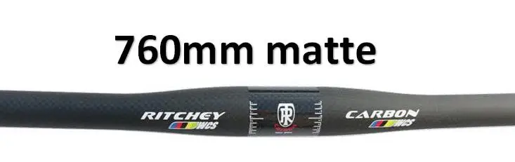 flat 760mm matte УГЛЕРОДНЫЙ руль для горного велосипеда, набор для горного велосипеда, руль и Углеродные велосипедные части, набор деталей для велосипеда - Цвет: flat 760mm matte