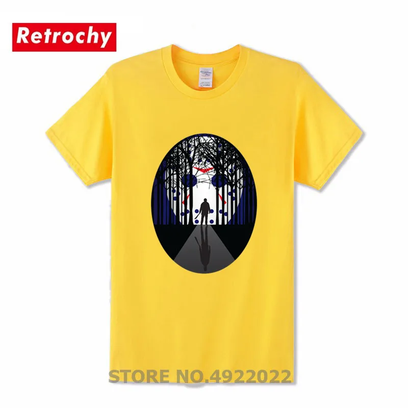 Jason Voorhees/футболка с XS-3XL из фильма ужасов пятница 13 Мужская футболка забавной