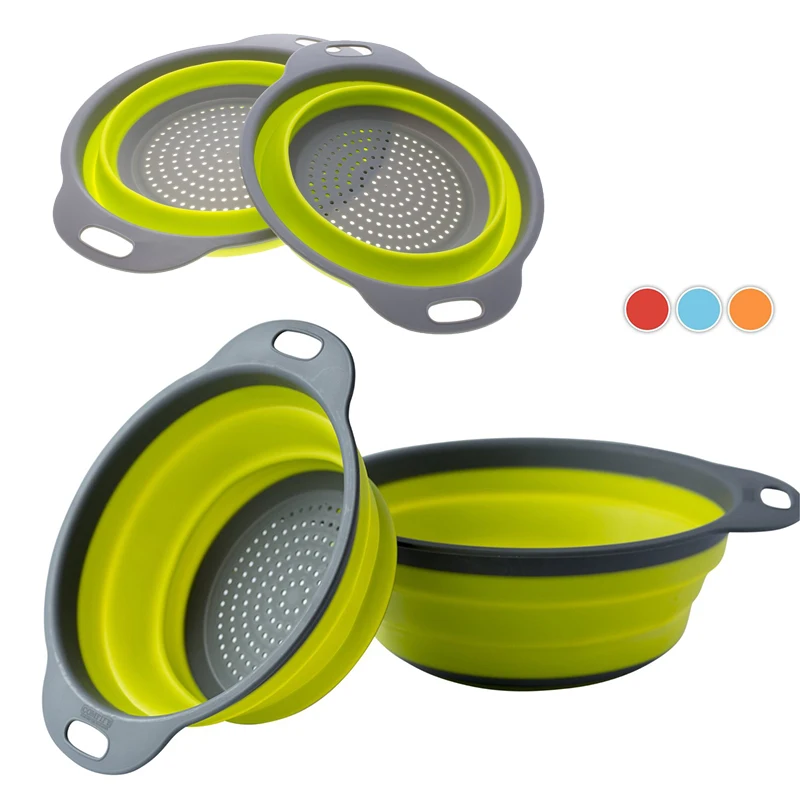 WALFOS складной кухонный Силиконовый Фильтр 2 шт. 8 дюймов и 9 5 дюйма | Дом сад