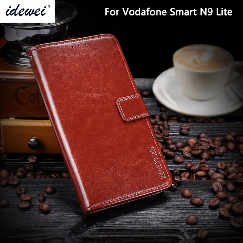 

Vodafone Smart N9 Lite чехол Роскошный кожаный чехол для телефона Vodafone Smart N9 Lite защитный флип-чехол кошелек Чехол 5,34"