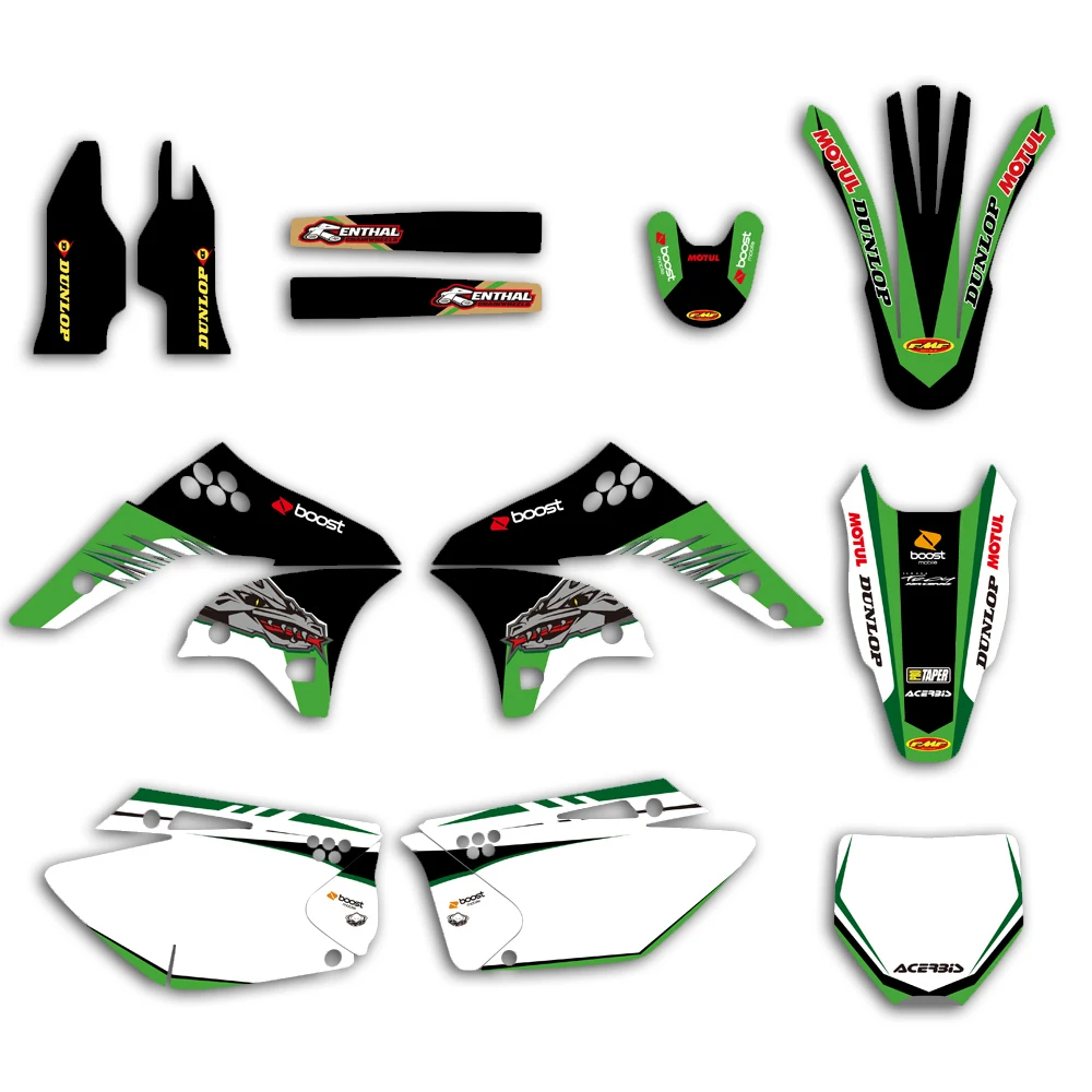 Наклейка для мотоцикла NICECNC наклейка Kawasaki KX250F KX 250F KXF250 KXF 250 2006 2007 2008 набор