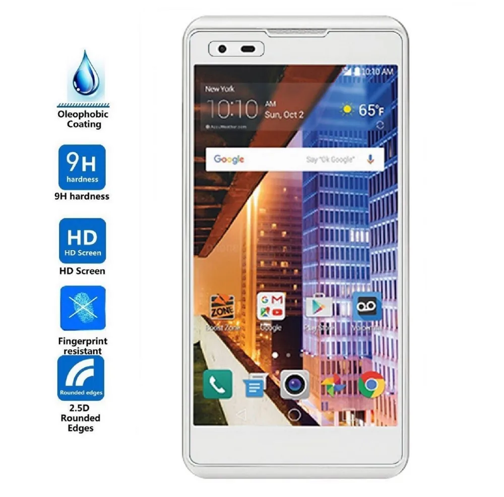 Del Premium защита для экрана из закаленного стекла LG Tribute HD LS676 td923 Прямая поставка|premium