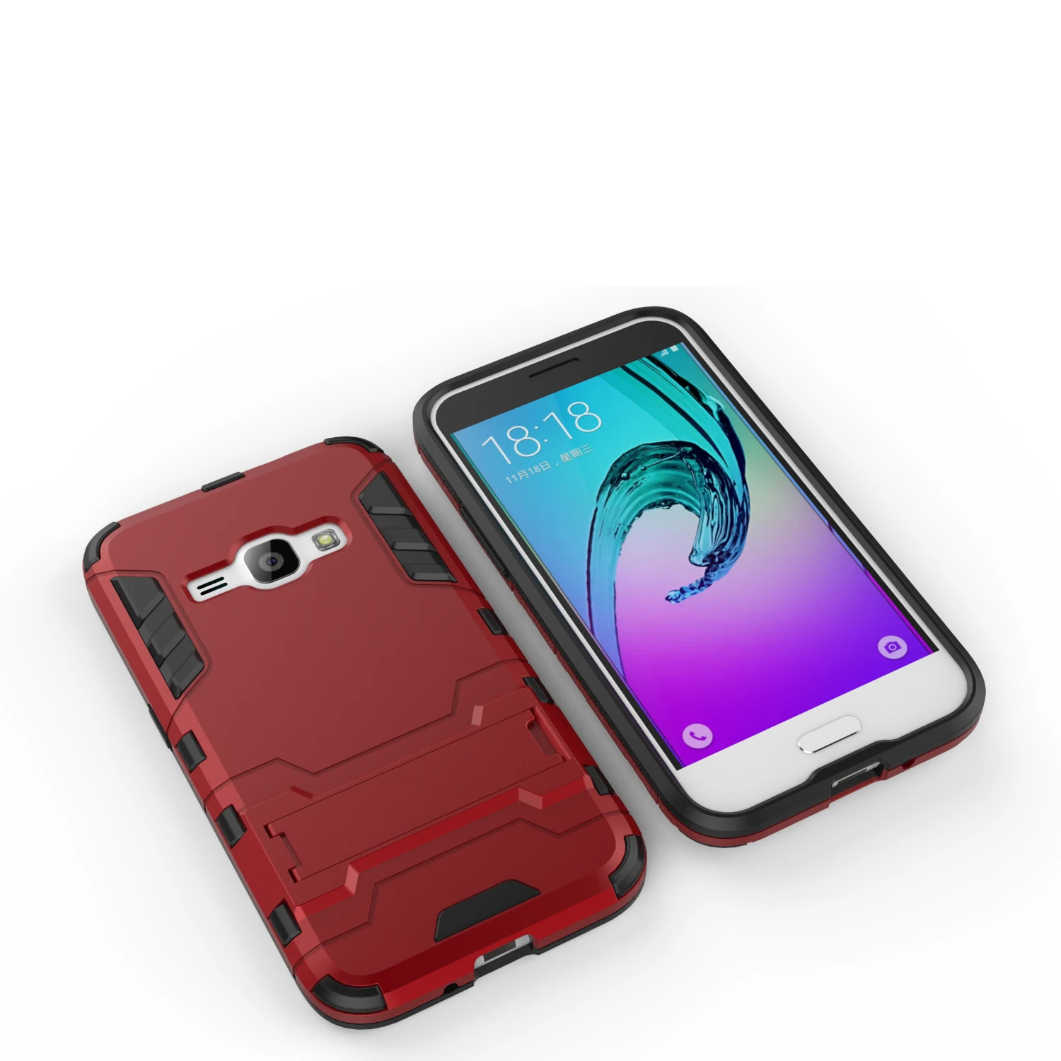 Для Samsung Galaxy J2 2018/J2 Pro J250/J1 Ace J110/J1 (2016) J120/J2 Prime G530 G532 чехол Железный человек подставка