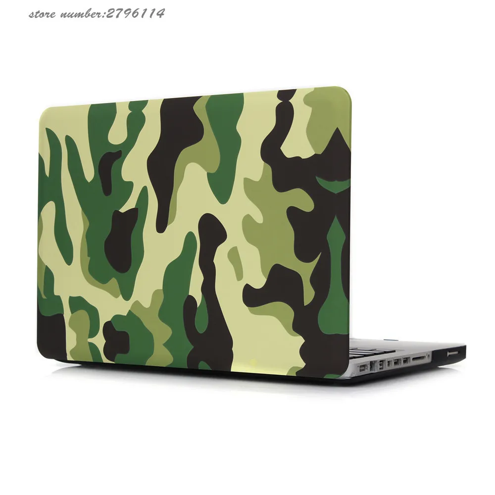 Для Macbook Air 11 13 Чехол военный камуфляж Жесткий пластиковый защитный чехол для Apple Laptop Pro 13 15 с дисплеем retina 12 дюймов