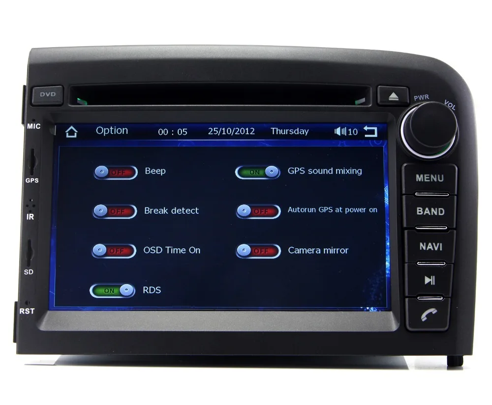2-din в тире Автомобильный dvd-плеер для Volvo S80 1998-2006 с GPS навигацией Nav Радио Bluetooth USB SD