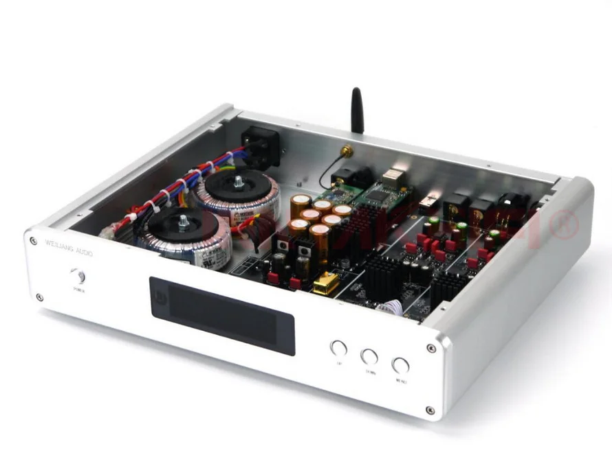 Hi-Fi Dual ES9038 pro DAC с тороидальными трансформаторами, поддержка Amanero USB DSD DOP/32 бит 384 K, поддержка Bluetooth 5,0