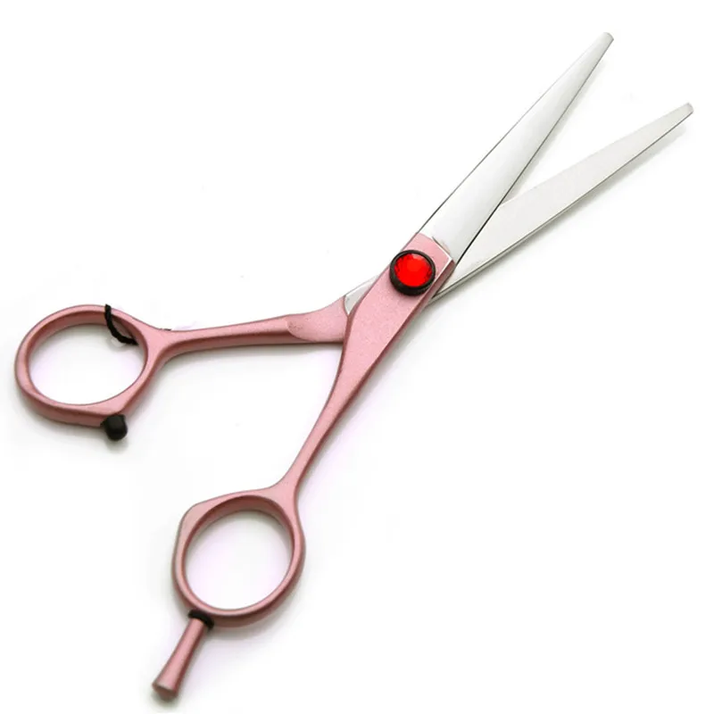Профессиональные Японские Стальные 6 дюймовые Розовые ножницы для стрижки волос