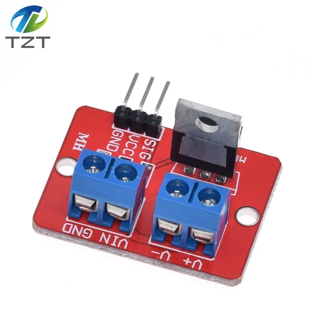 0-24V Топ Mosfet Кнопка IRF520 драйвер MOS модуль для Arduino MCU ARM Raspberry pi | Электронные