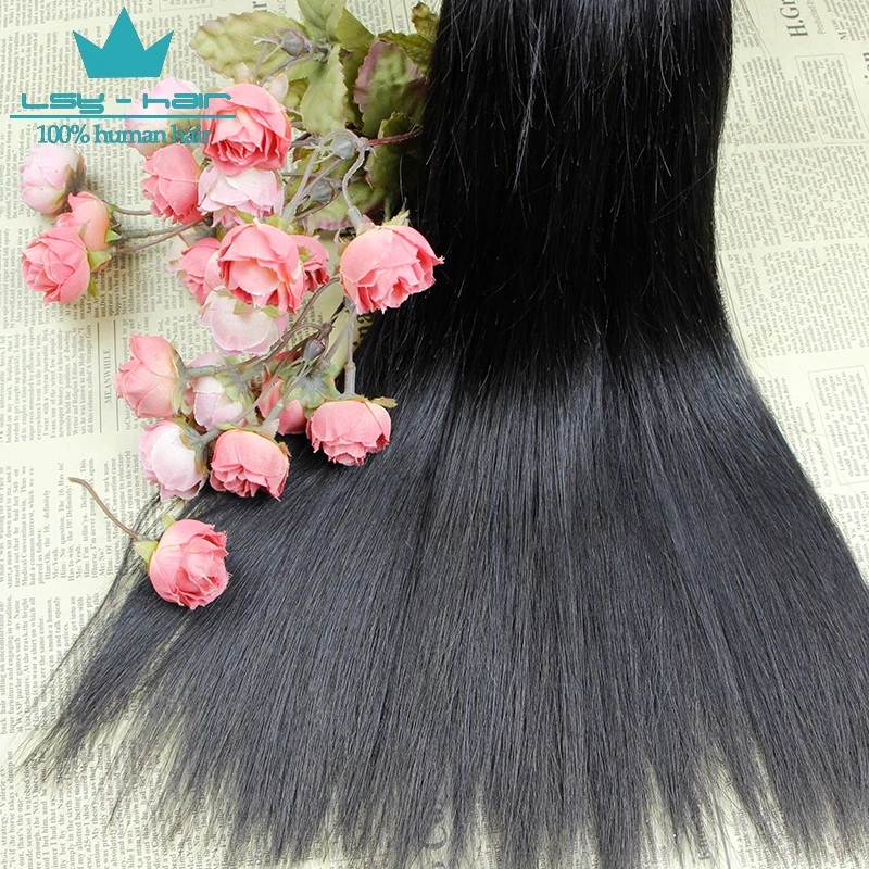 4 Связки Перуанский Девы Волос Прямой 7А Необработанные Человеческих Прямо