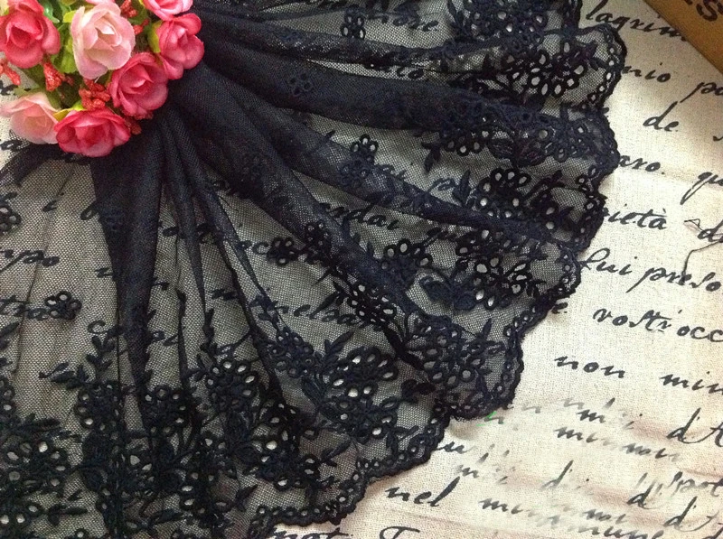 5 ярдов 20 см 7 87 &quotширокая черная/слоновая кость/бежевая тюль марля сетка