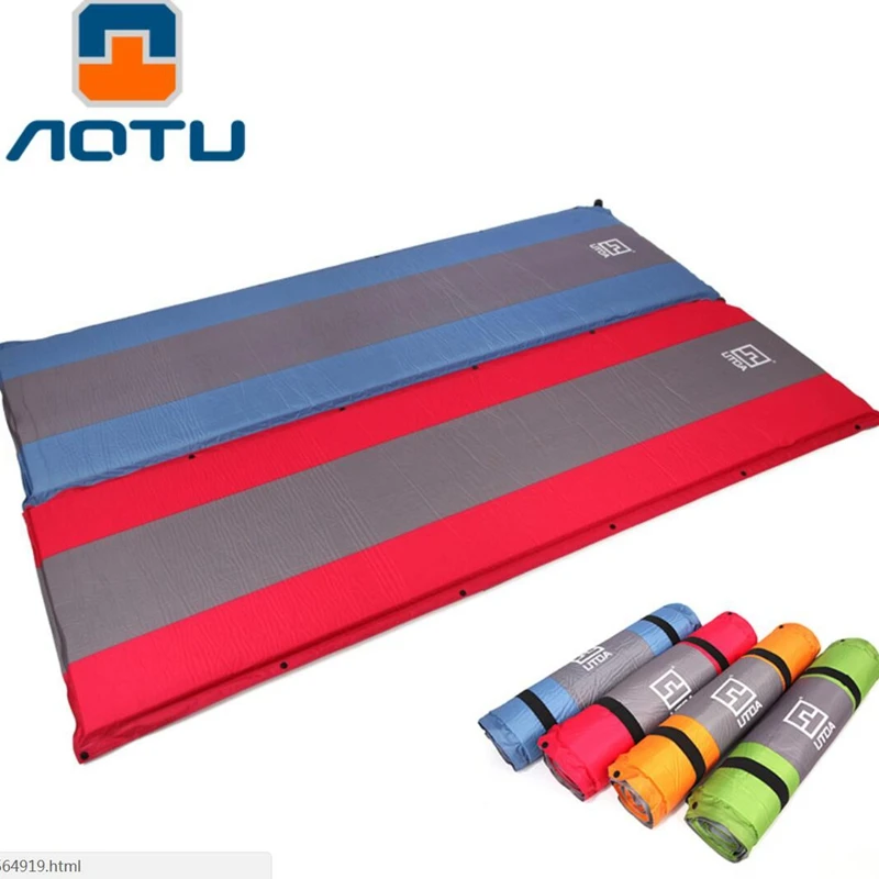 

AOTU 5CM thick mattress Automatic Inflatable Mattress Outdoor Camping Pad Self-Inflating Moistureproof Picnic Tent Mat