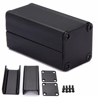 extruded aluminum electronic project box black diy power supply units enclosure case 502525mm