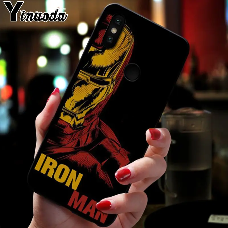 A7 Милые Чехлы для телефона Yinuoda Tony Stark Marvel iron man для xiaomi redmi 7 5plus 6pro 6a 4x go note5 note7 note8pro mi8se 9se - Цвет: A7