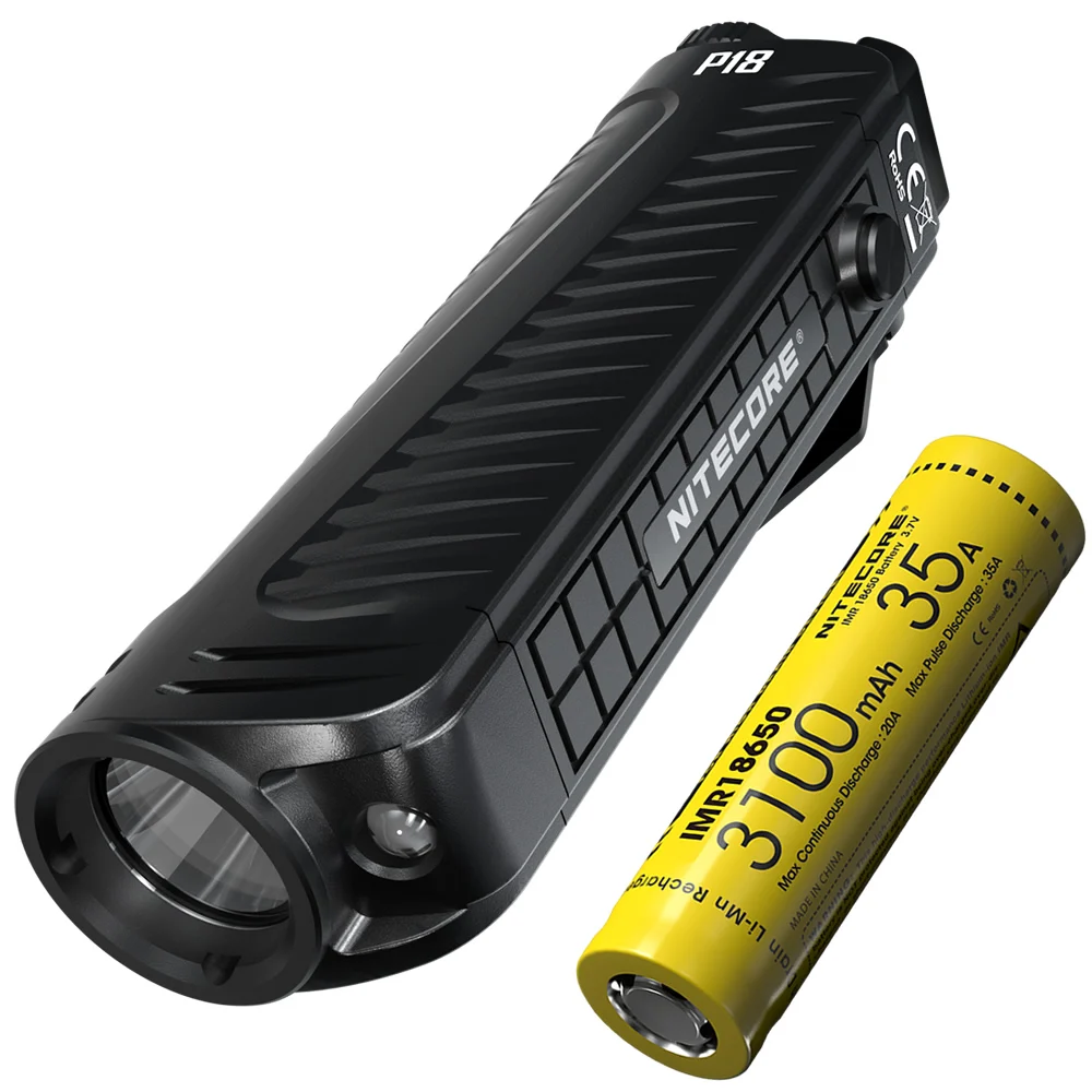 NITECORE P18 1800LM CREE XHP35 HD светодиодный светильник белого и красного цвета, снаряжение для силового поиска, Открытый Кемпинг, вспышка, светильник фонарь