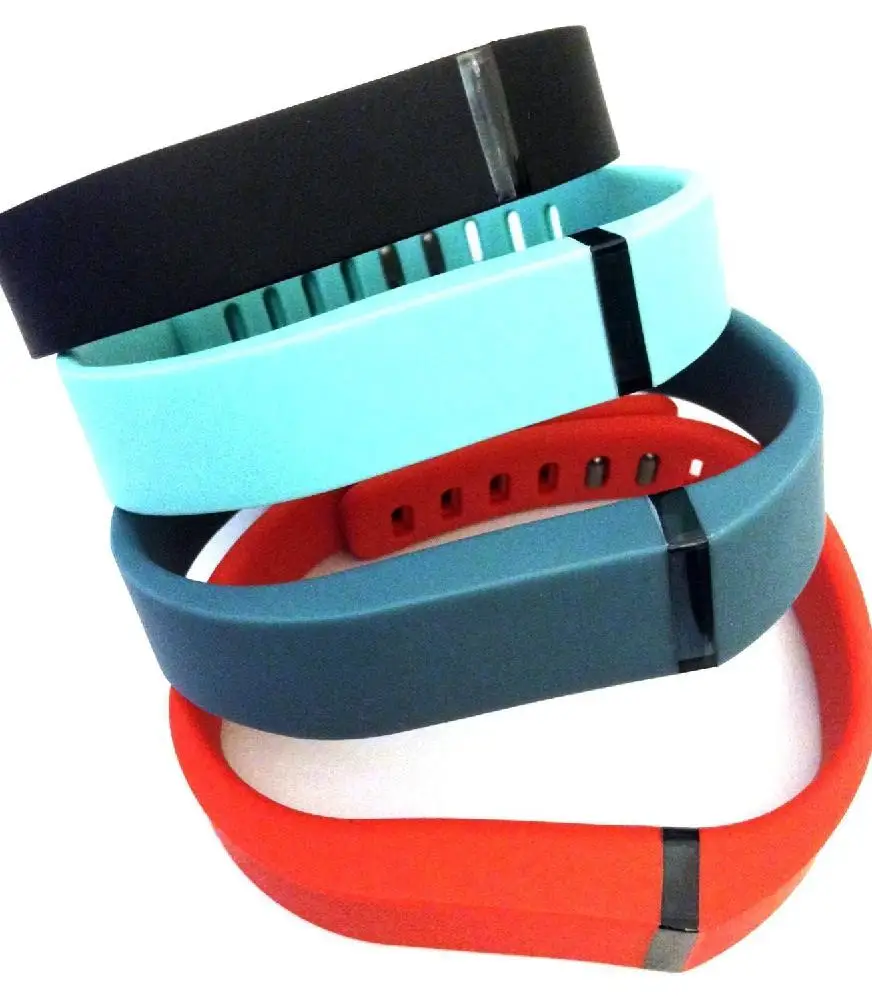 4 шт. Большой многоцветный Смарт фитнес Замена пряжки для Fitbit FLEX без трекер беспроводной спортивный Браслет спортивная безопасность