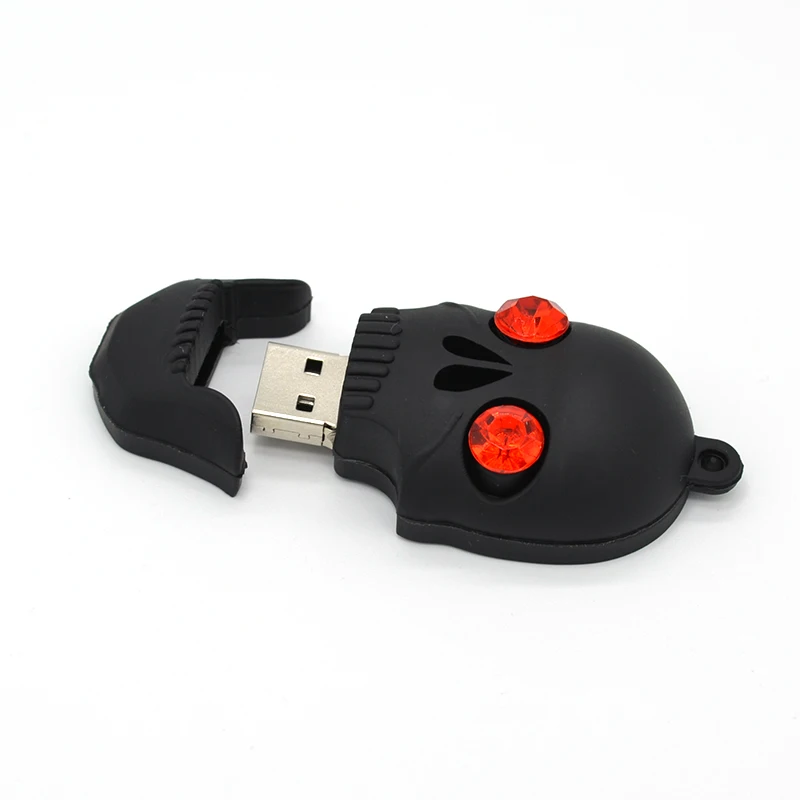 Горячий крутой Череп Скелет хедшот Грим жнец смерти призрак USB флеш-накопитель реальные 4 ГБ 8 ГБ 16 ГБ 32 ГБ зомби карта памяти U диск