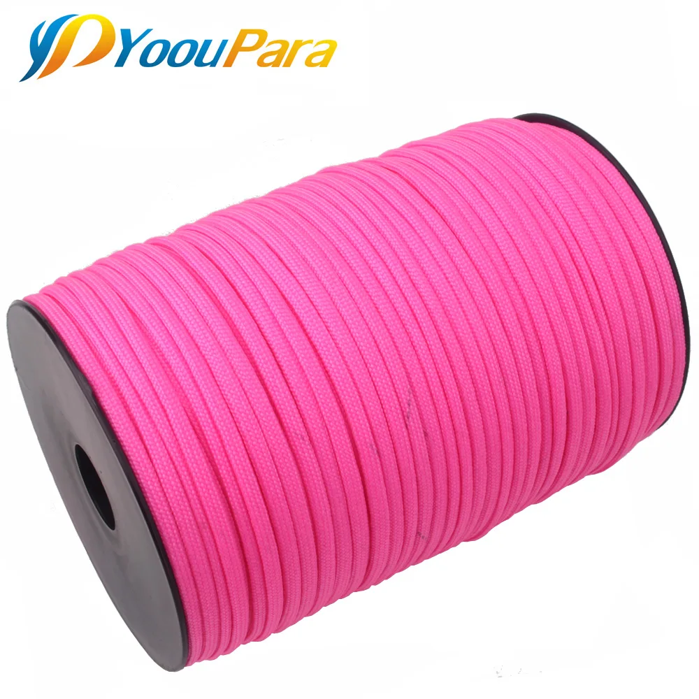 Kopen 24 Stks 100 M Paracord 550 Touw Parachute Cord Lanyard 7 Strand Outdoor Camping Survival Emergency Parakord Armband