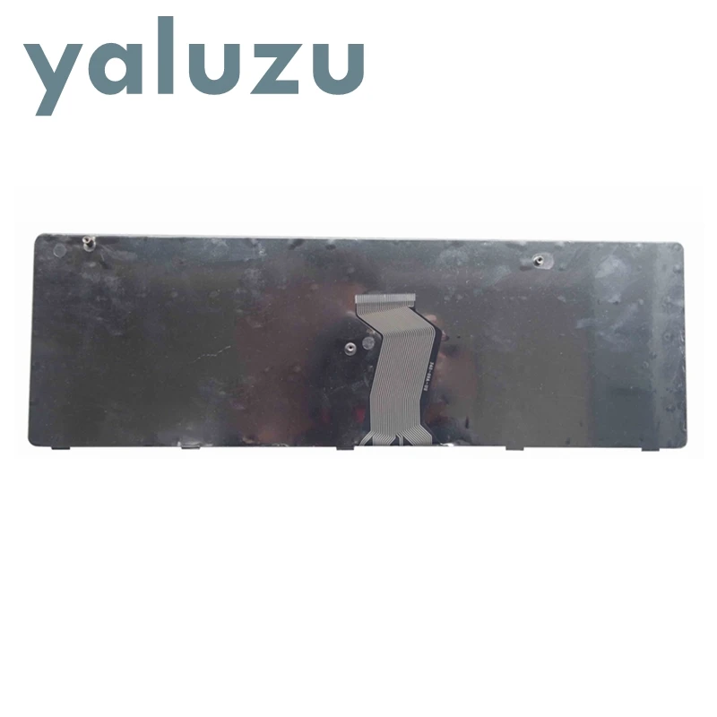 YALUZU Россия новая клавиатура для LENOVO G580 Z580A G585 Z585 G590 RU черная рамка Клавиатура ноутбука