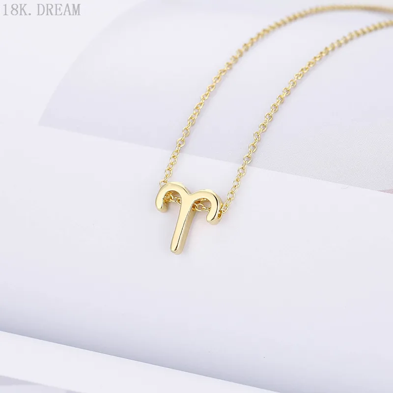 12 шт. ожерелье созвездий зодиака на заказ знаки астрологическое s Овен Телец