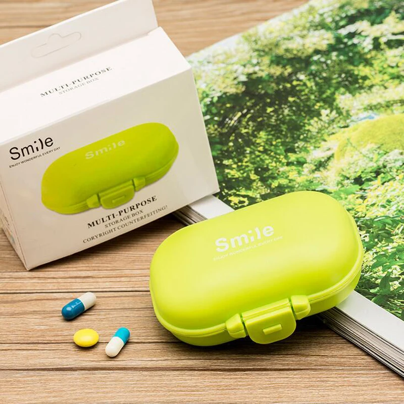 Милый 4 сетки Мини Дорожный Чехол для таблеток s разветвитель планшет капсульный