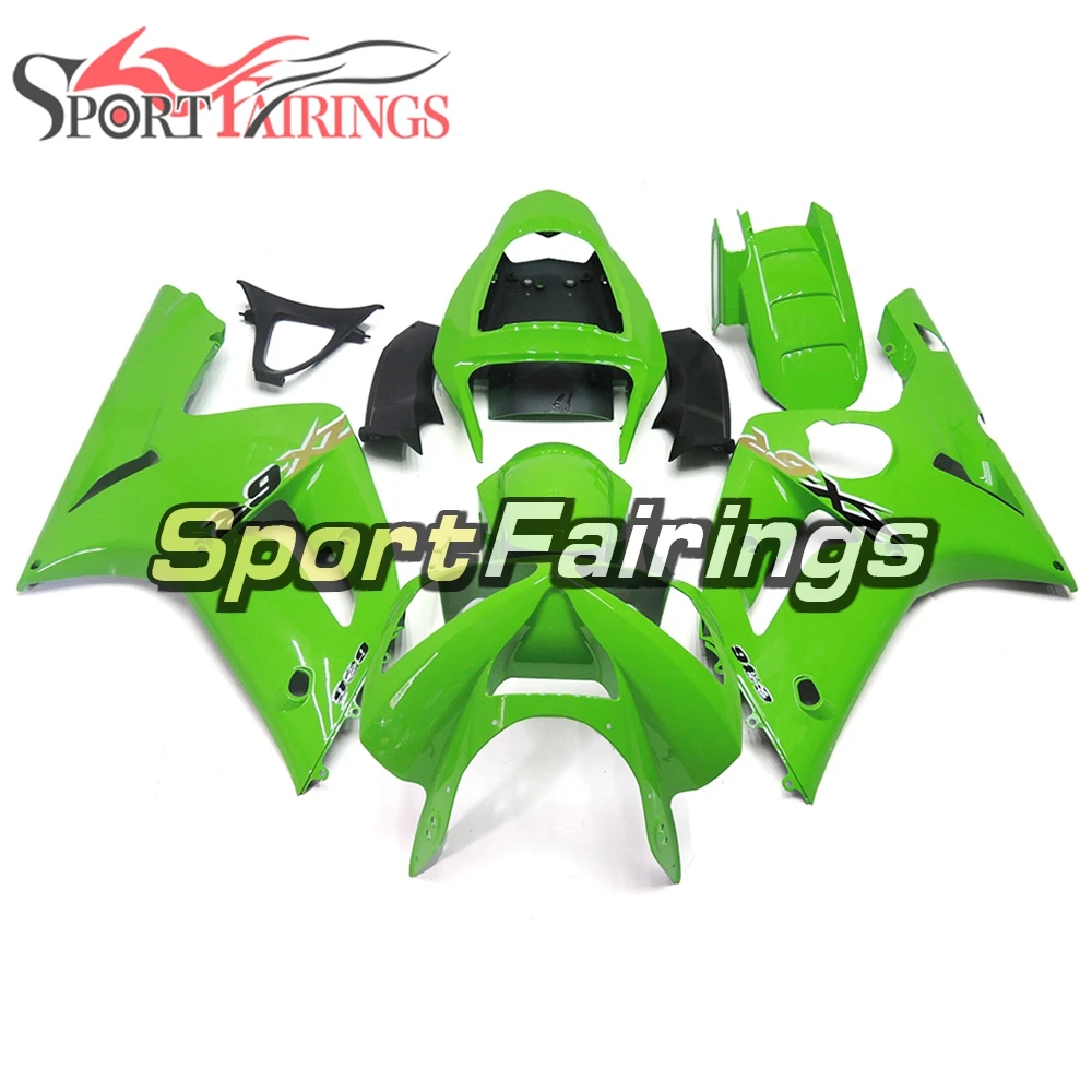 

Полный обтекатель для Kawasaki ZX6R ZX-6R Ninja 636 Год 03 04 2003 2004 ABS мотоцикла полный комплект обтекателей Кузов мотоцикла зеленый